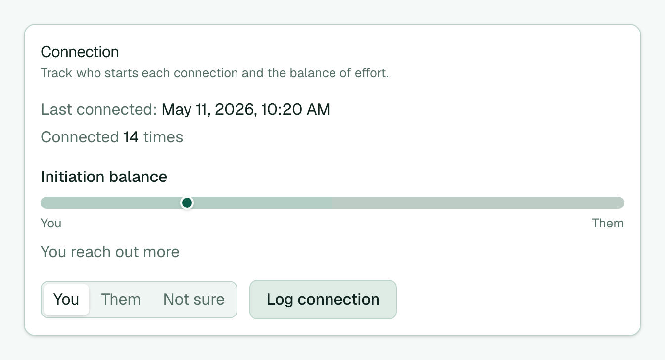Who reaches out first, and why that matters
