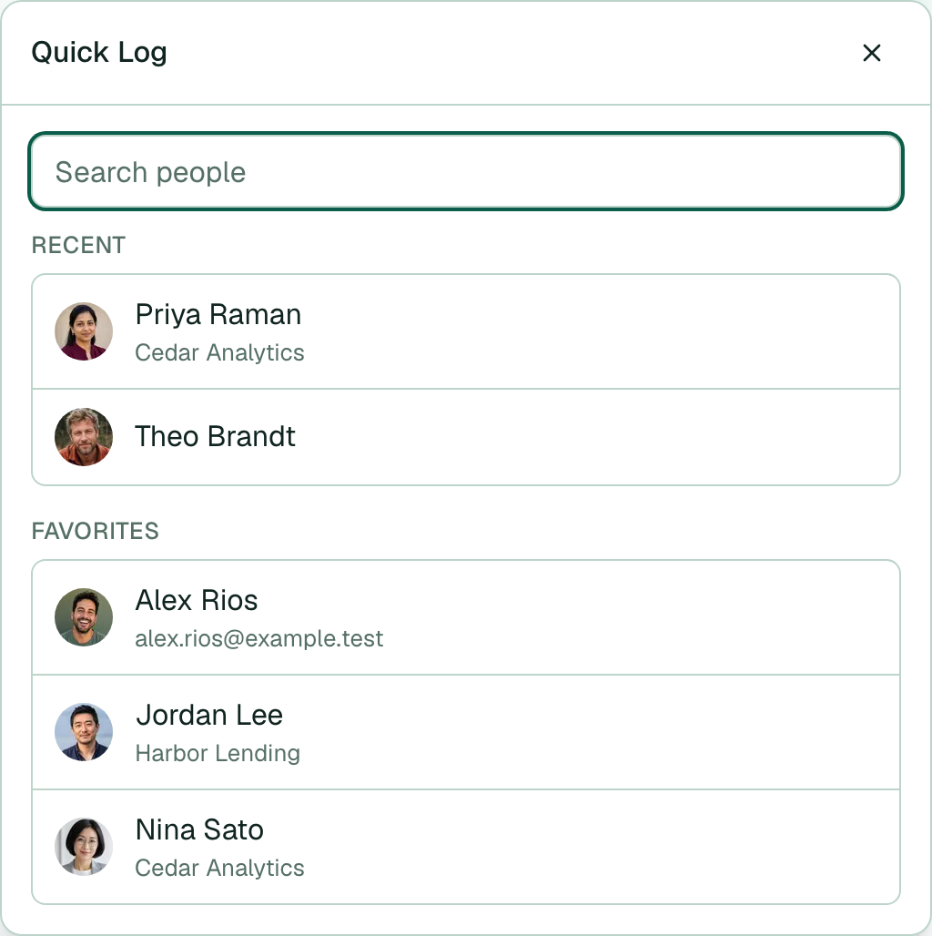 Quick Log